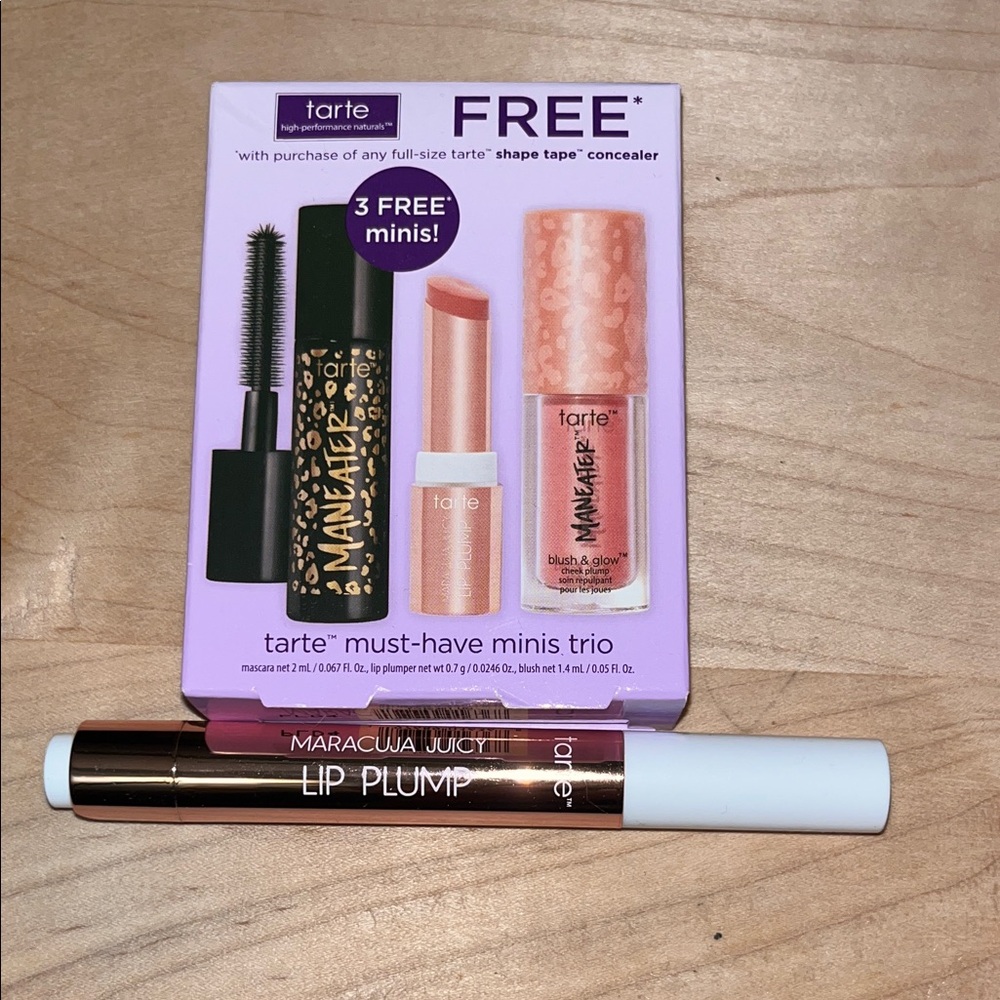 Tarte Must-Have Minis Trio with Mascara and Lip Plump